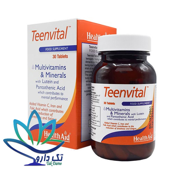 قرص تین ویتال هلث اید 30 عددی قرص تین ویتال هلث اید 30 عددی